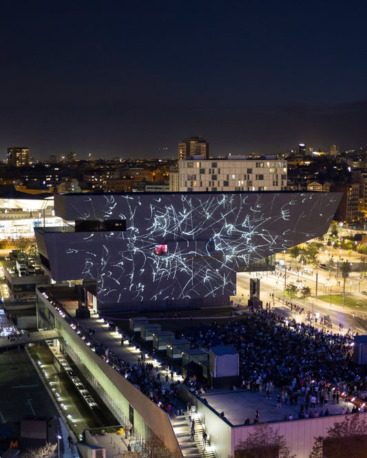 Mapping Projection at OFFF Barcelona and Print Feature