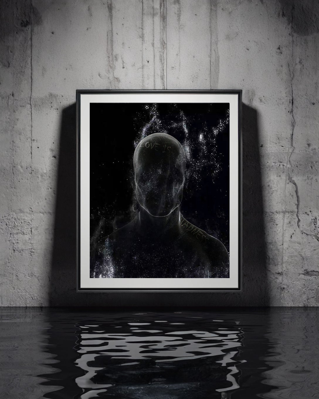 Unknownian | Love is Madness three | Framed Version |Limited Edition